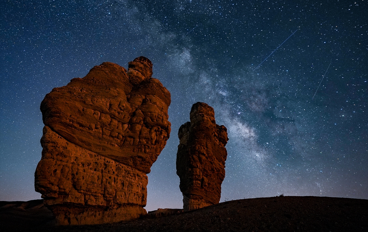 Perseid meteor yağmuru Konya'da görüntülendi