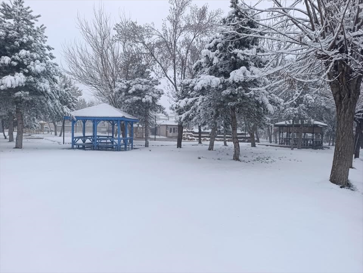 Konya'da kar yağışı etkili oluyor