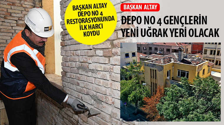 08 Ocak 2023  Konya BB Başkanı Altay restorasyon için ilk harcı koydu! Tekel Depo No 4 binası yerine ne yapılacak?