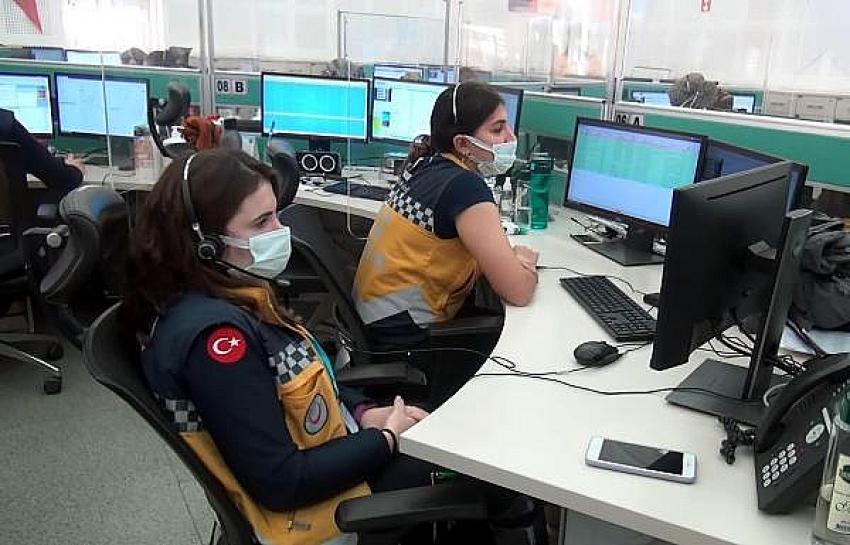 112 acil çağrı merkezini arayıp yemek siparişi verenler var