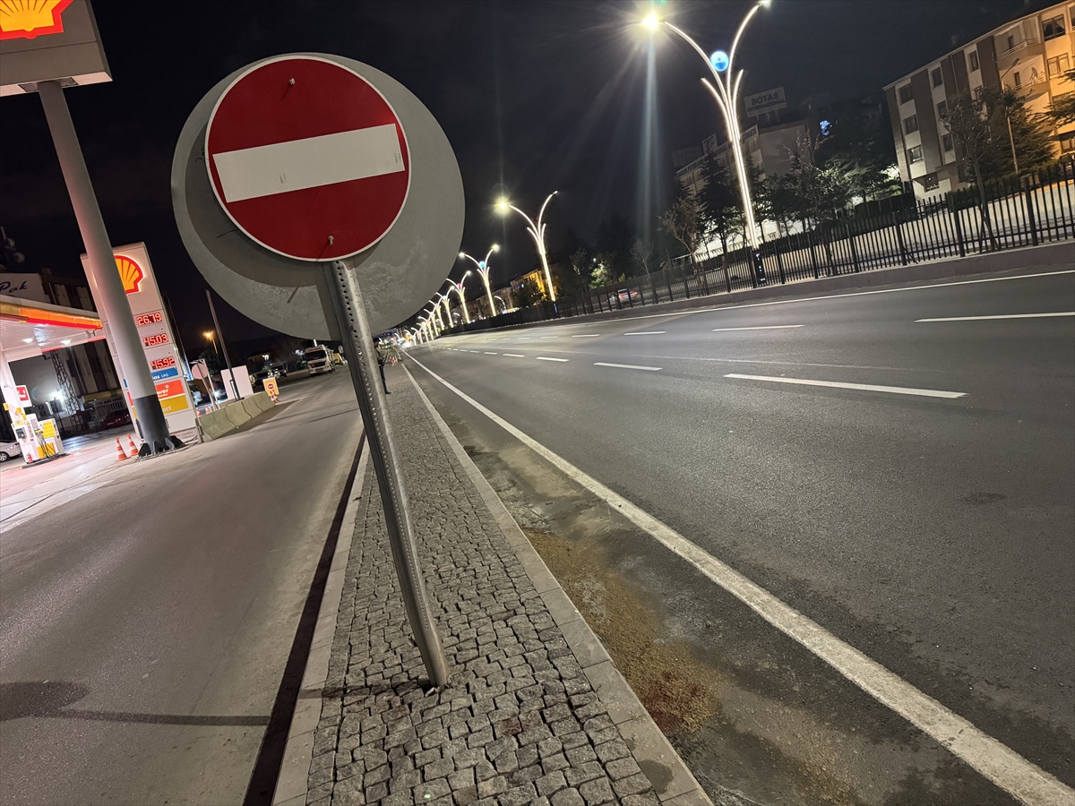 Ankara'da trafik levhasına çarpan motosikletteki 2 kişi öldü