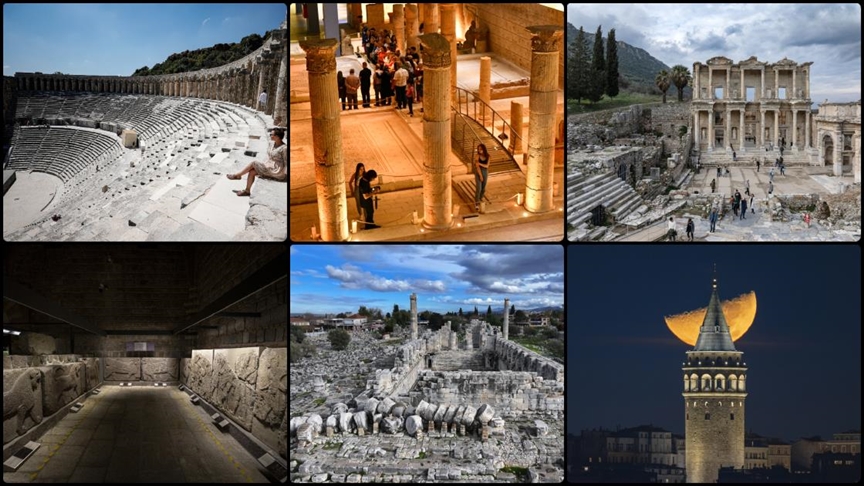 Türkiye'nin 27 tarihi mekanı geceleri de ziyaretçi ağırlayacak