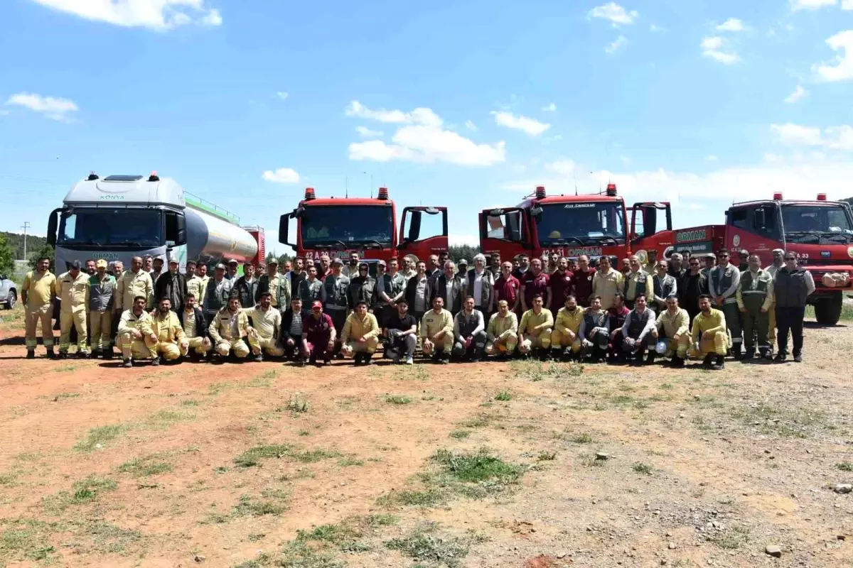 Beyşehir'de Orman Yangınlarına Karşı Eğitim Çalışmaları Devam Ediyor