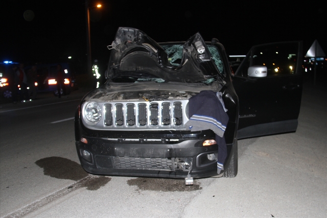  Beyşehirde cipin çarptığı yaya yaşamını yitirdi.