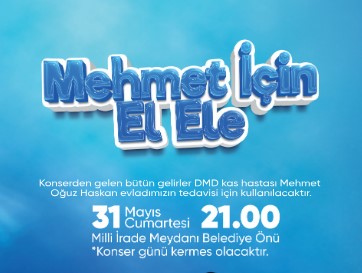 DMD HASTASI MEHMET OĞUZ HASKAN İÇİN YARDIM KONSERİ DÜZENLENİYOR!