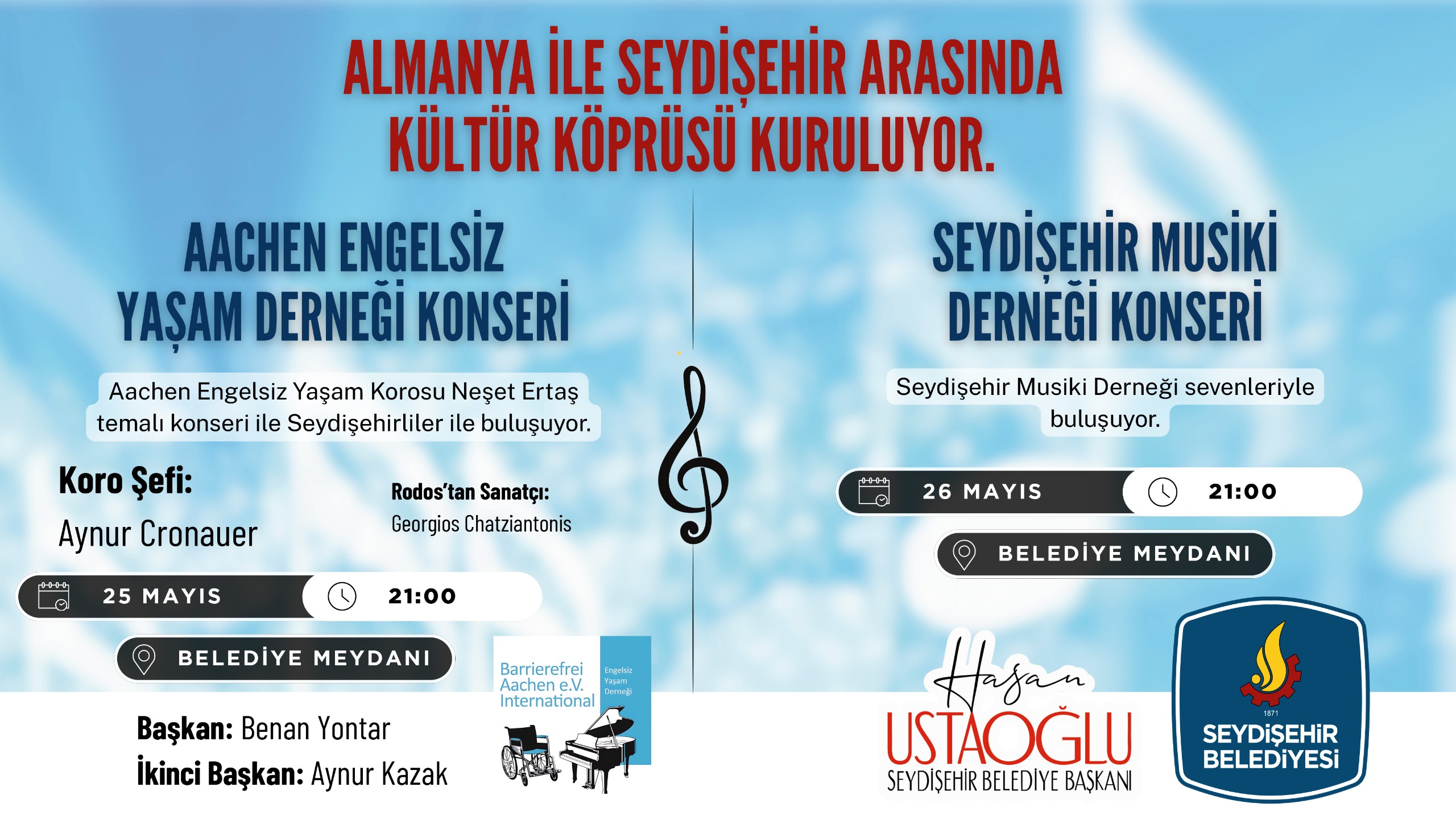 SEYDİŞEHİR VE AACHEN ARASINDA KÜLTÜR KÖPRÜSÜ KURULUYOR