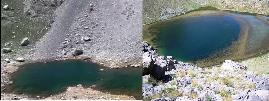 Anamas Dağı'ndaki Yeşil Krater Gölü Kuruma Tehlikesiyle Karşı Karşıya