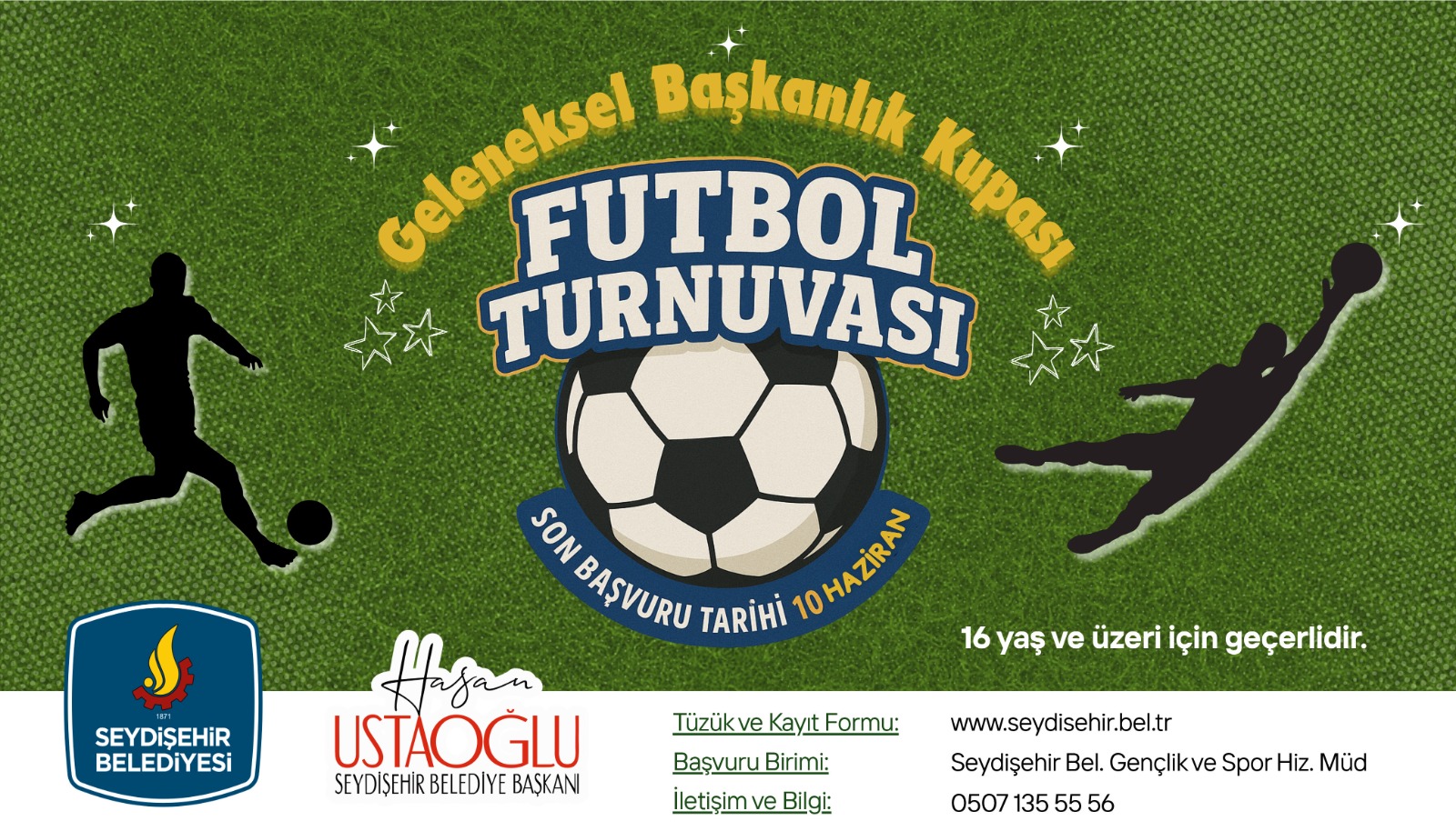 BAŞKANLIK KUPASI FUTBOL TURNUVALARI BAŞLIYOR