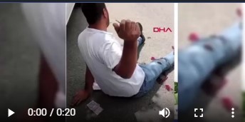 Malatya- Kendisini rahatsız eden kişiyi ayaklarından vuran Nuray, o anları kayıt altına aldı