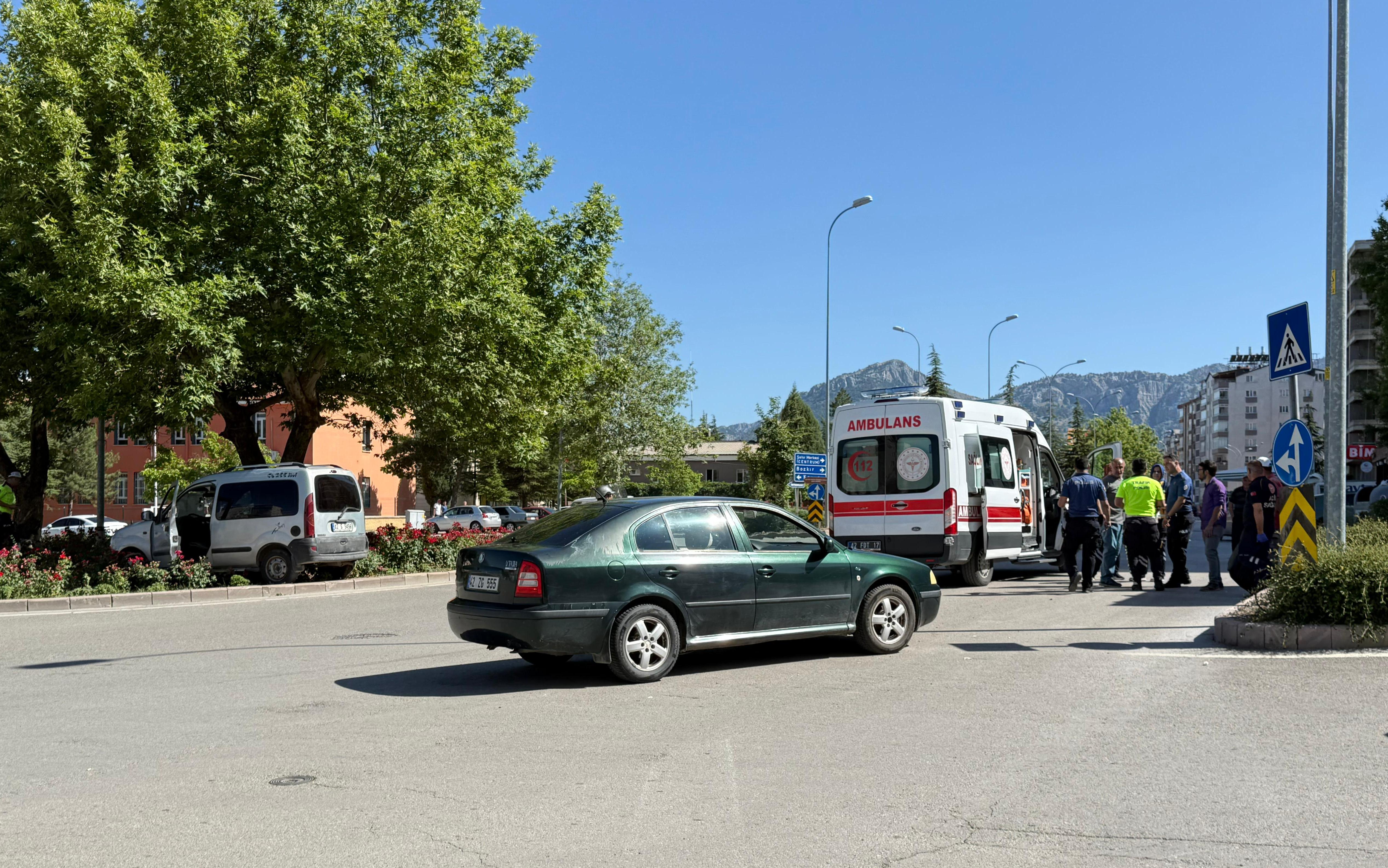Seydişehir'de Trafik Kazası: 2 Yaralı