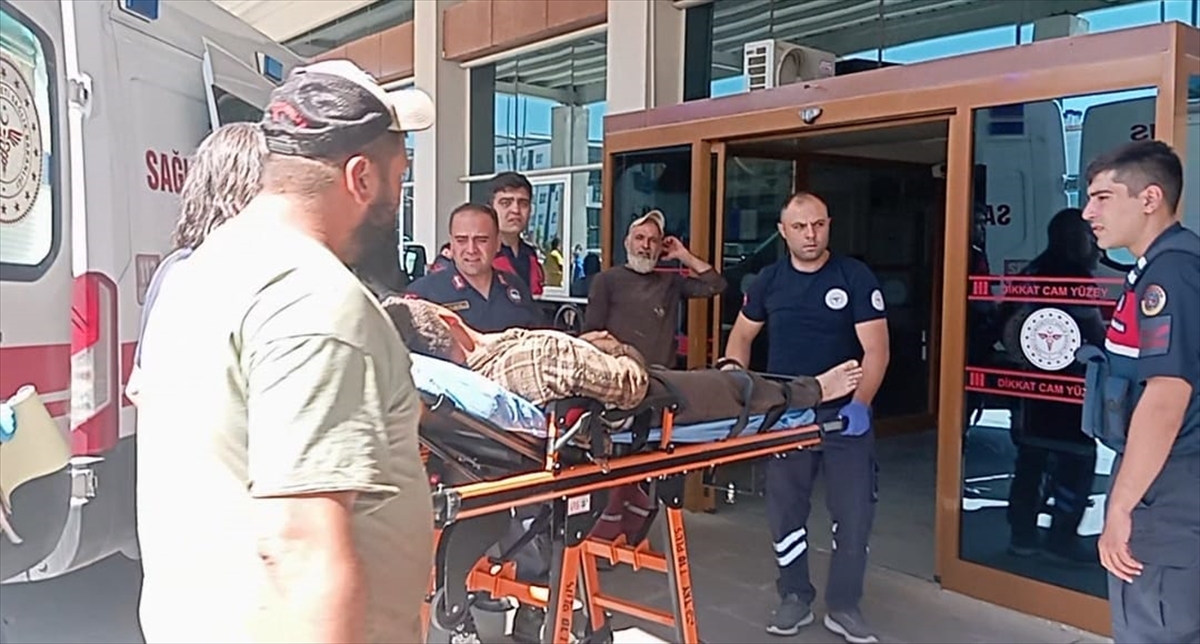 Seydişehir'de motorlu testereyle ağaç kesen kişi kendini yaraladı