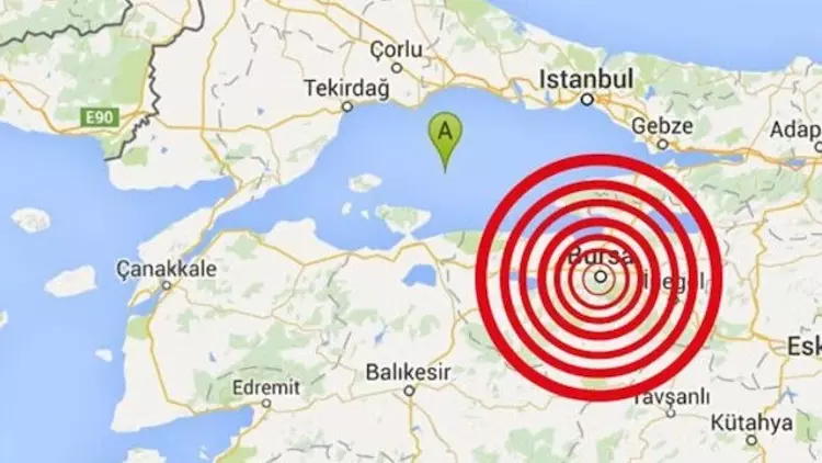 Bursa'da korkutan deprem!