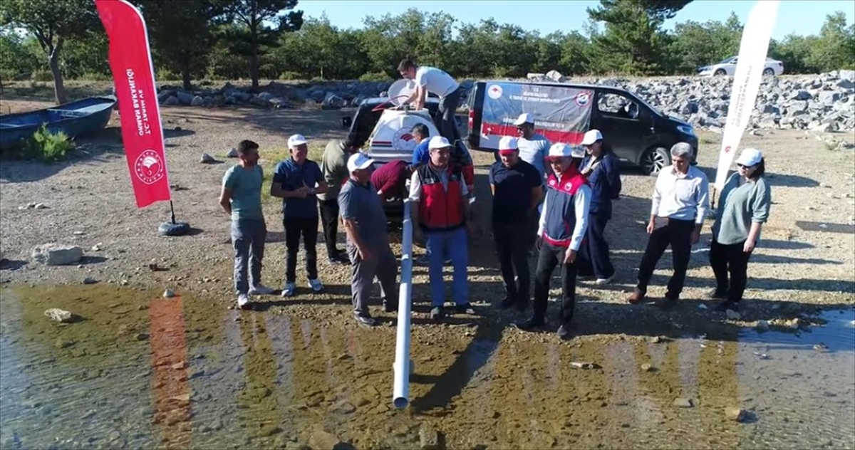 Seydişehir'deki göletlere balık salımı yapıldı