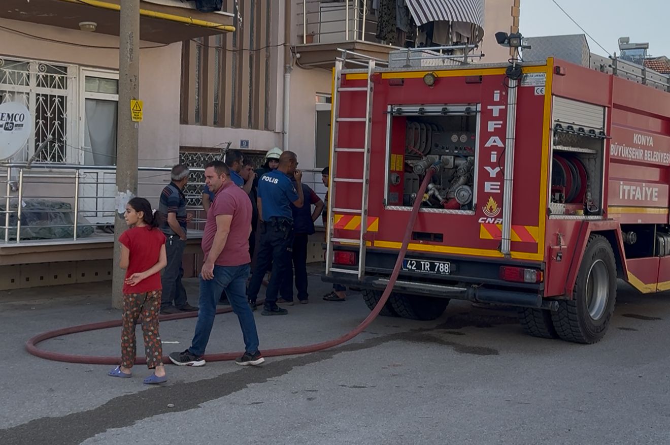 Seydişehir'de Kombi Patlaması Sonucu Evde Yangın Çıktı