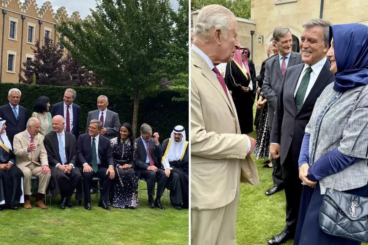 Eski Cumhurbaşkanı Abdullah Gül, İngiltere Kralı III. Charles ile Bir Araya Geldi