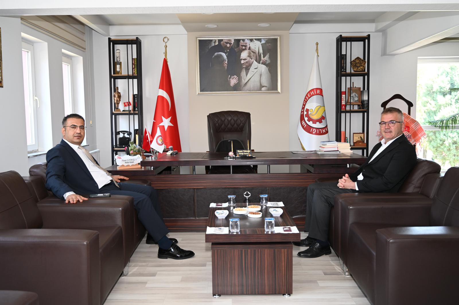 KAYMAKAM KIYICI’DAN BAŞKAN USTAOĞLU’NA  ZİYARET