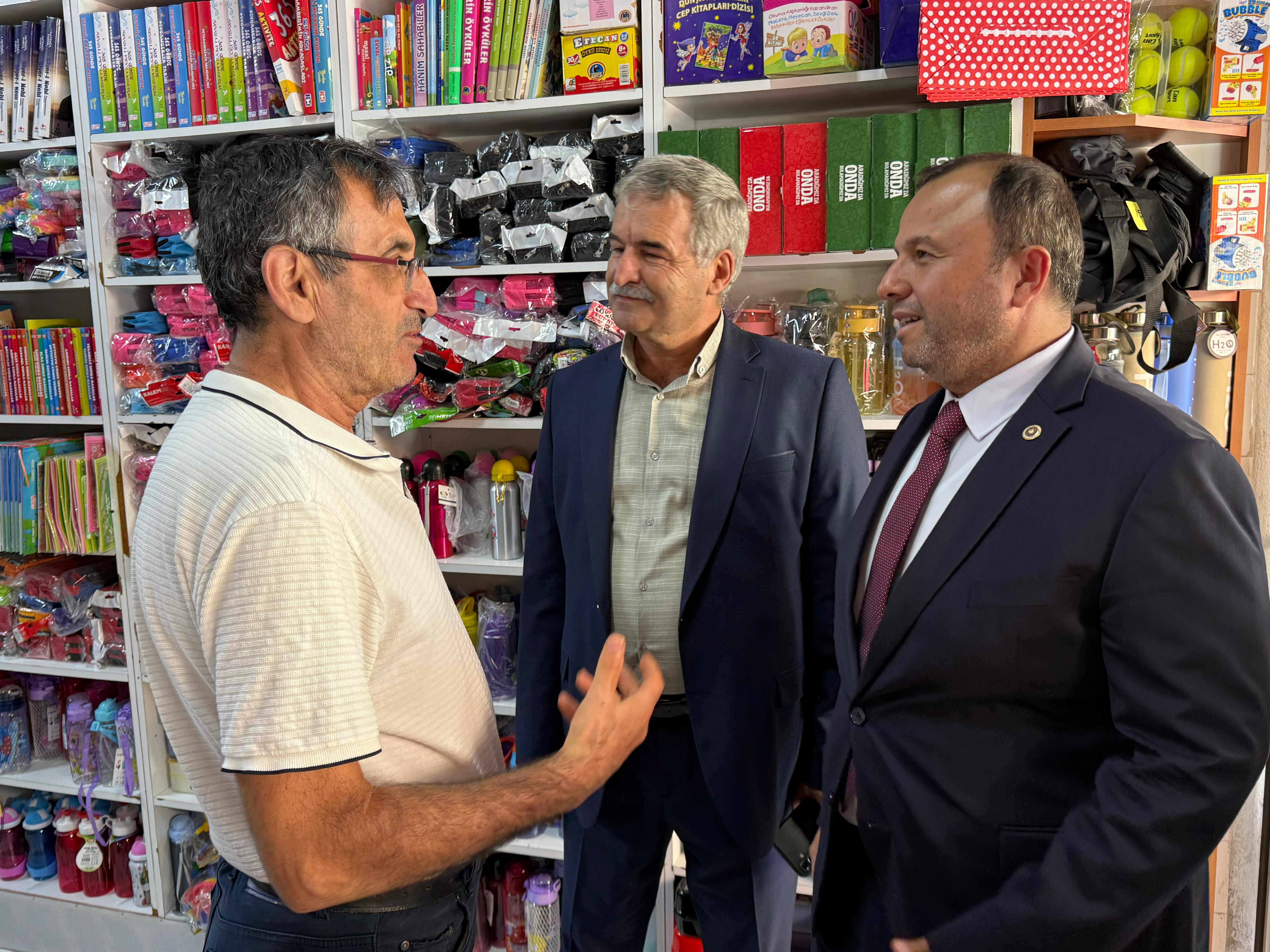 Milletvekili İbrahim Ethem Taş, Seydişehir’de esnafla buluştu