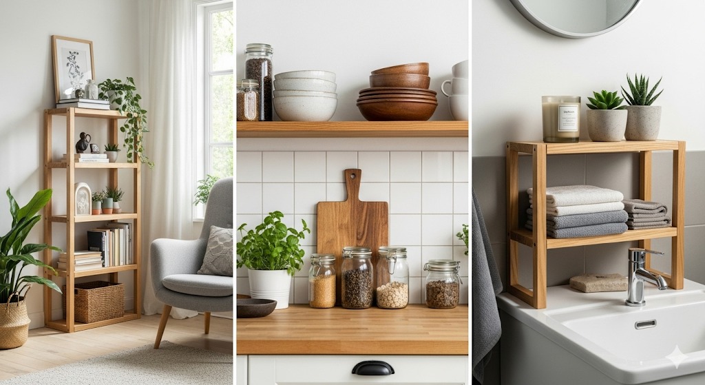 Ahşap Raf İçin Ağaç Çeşitleri Nelerdir? | 2025 Rehberi