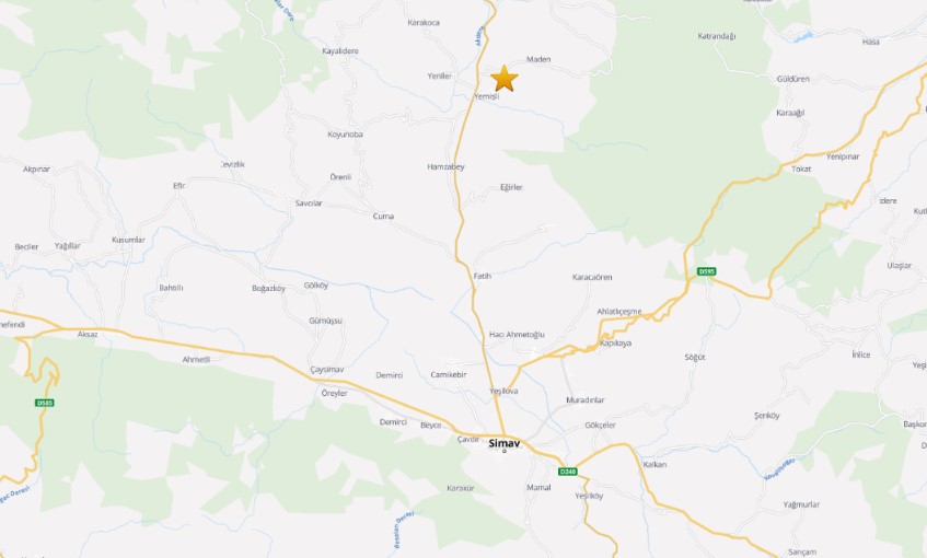 Kütahya'da 4.2 büyüklüğünde deprem