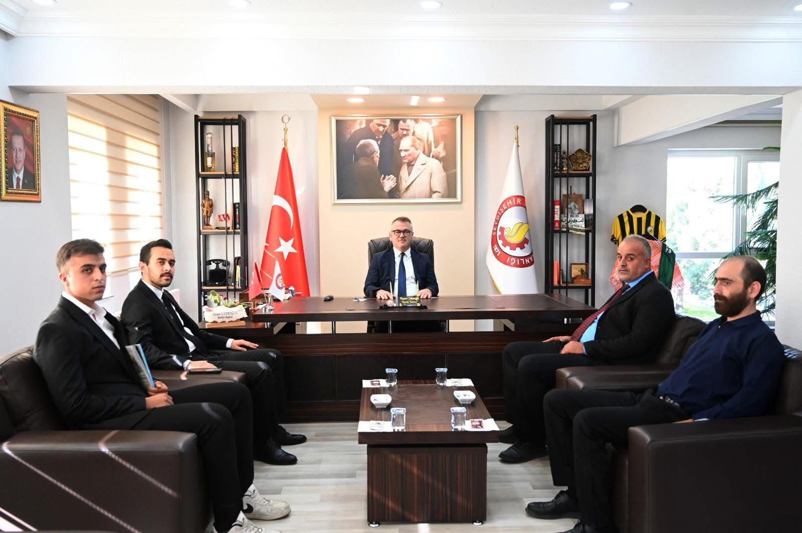 Seydişehir Ülkü Ocaklarından Başkan Ustaoğlu'na  ziyaret 