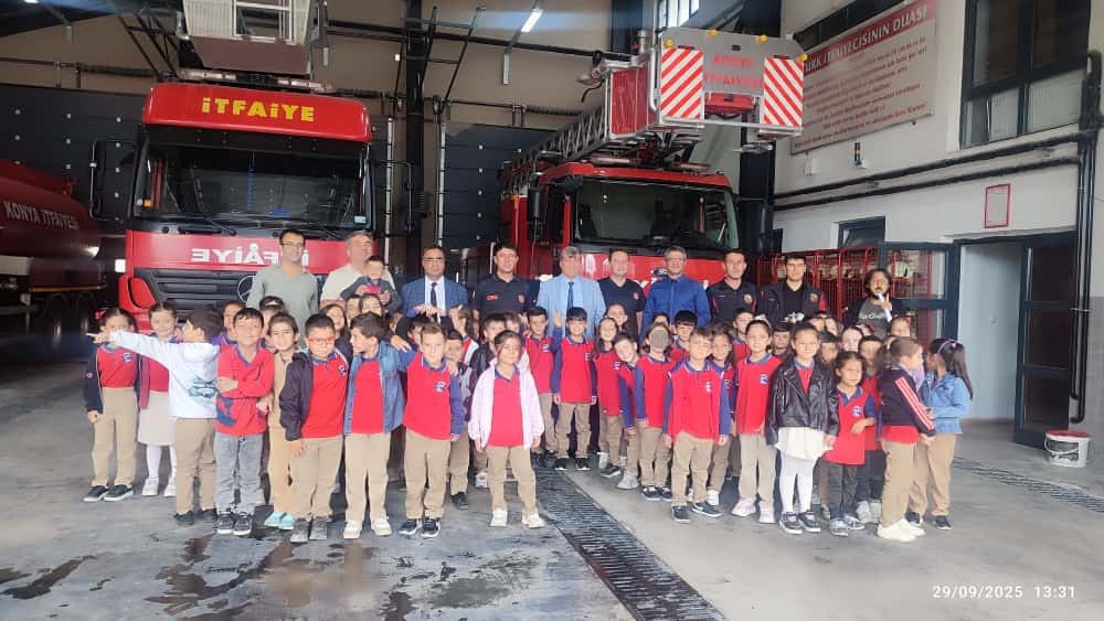 Seydişehir'de Minik Öğrencilerden İtfaiyeye Anlamlı Ziyaret: 