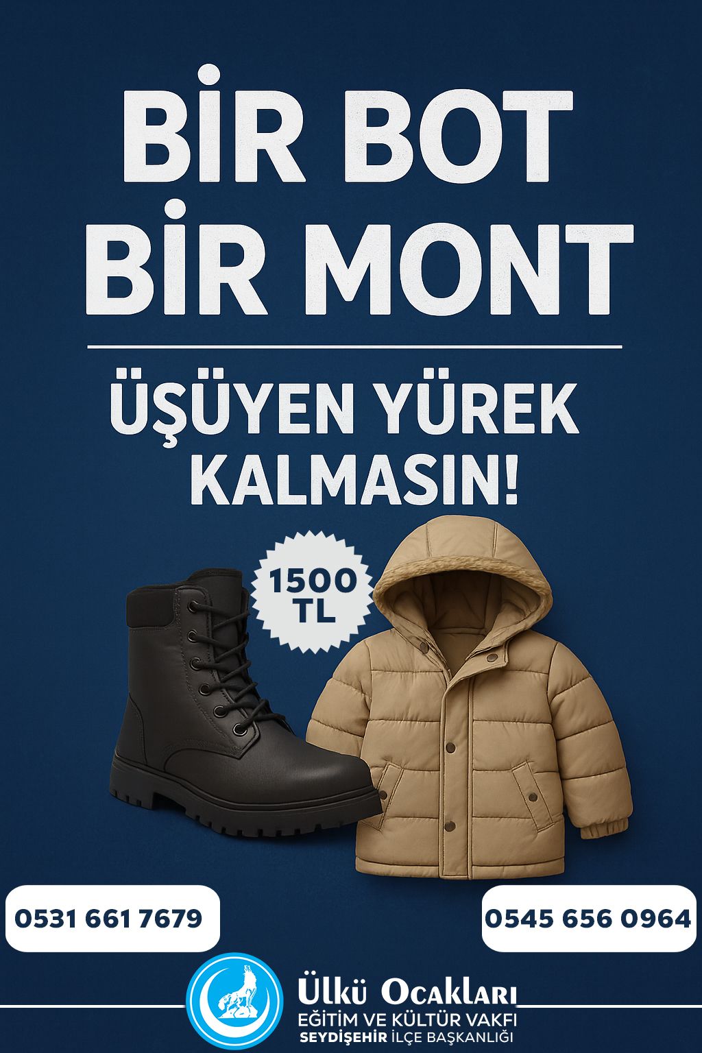 Seydişehir'de Yürekleri Isıtacak Kampanya: Bir Bot, Bir Mont