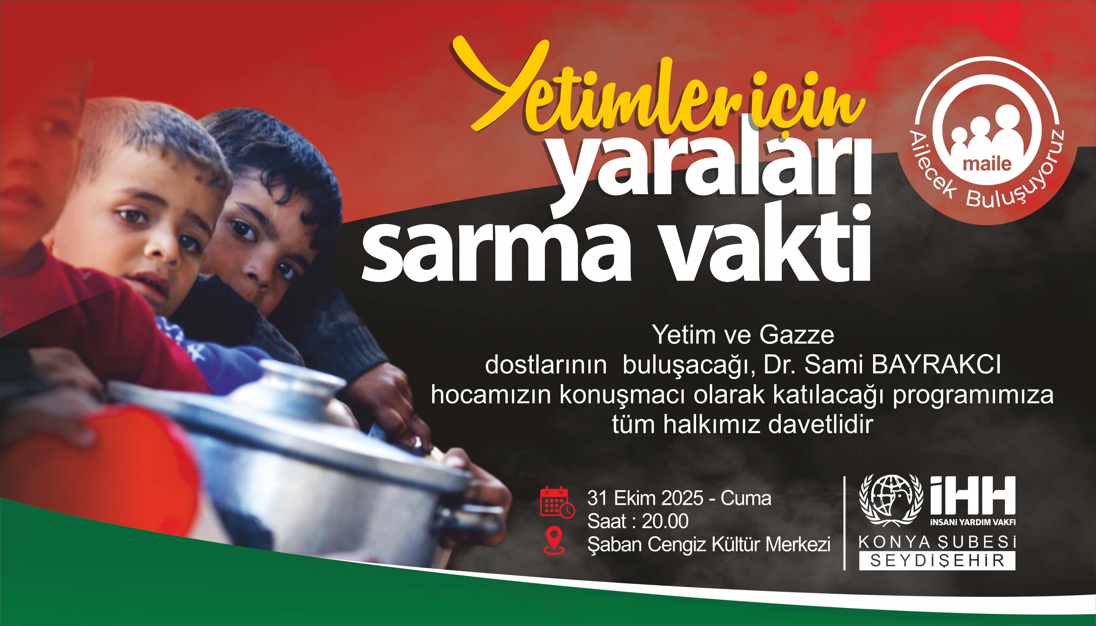 Seydişehir İHH, Gazze’deki Yetimler İçin Harekete Geçti: “Yaraları Birlikte Saralım”
