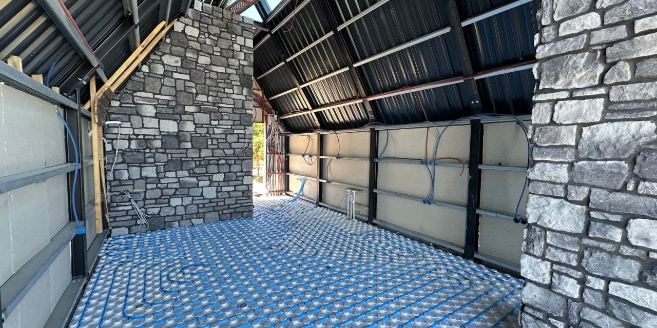 Beyşehir'in Göl Manzaralı Yaka Manastırdaki Sosyal Tesiler , Doğalgaz Konforuna Kavuştu