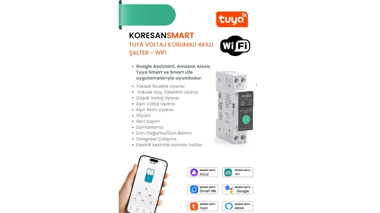 Wi-Fi Destekli Voltaj Korumalı Akıllı Şalterlerin Avantajları Nelerdir?