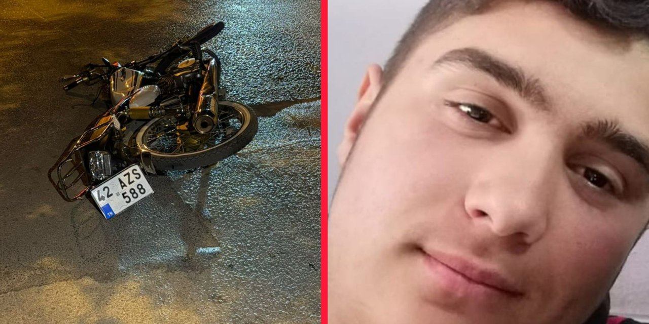 Konya'daki Trafik Kazasında Yaralanan Genç Motosiklet Sürücüsü Hayatını Kaybetti