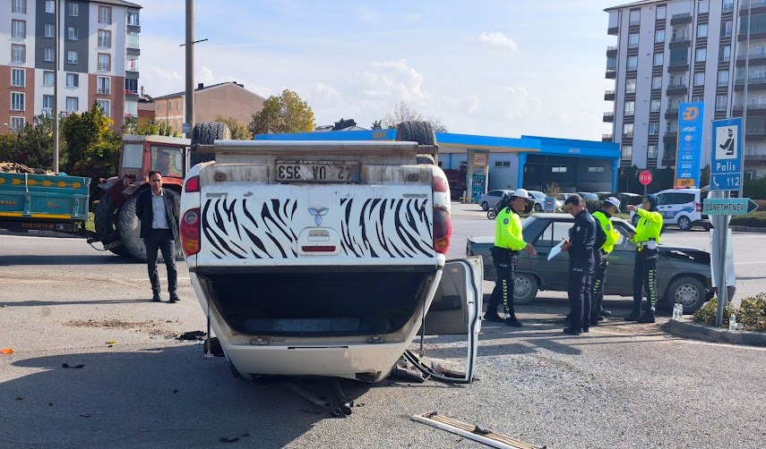Seydişehir Otogar Kavşağı'nda Trafik Kazası: 2 Yaralı