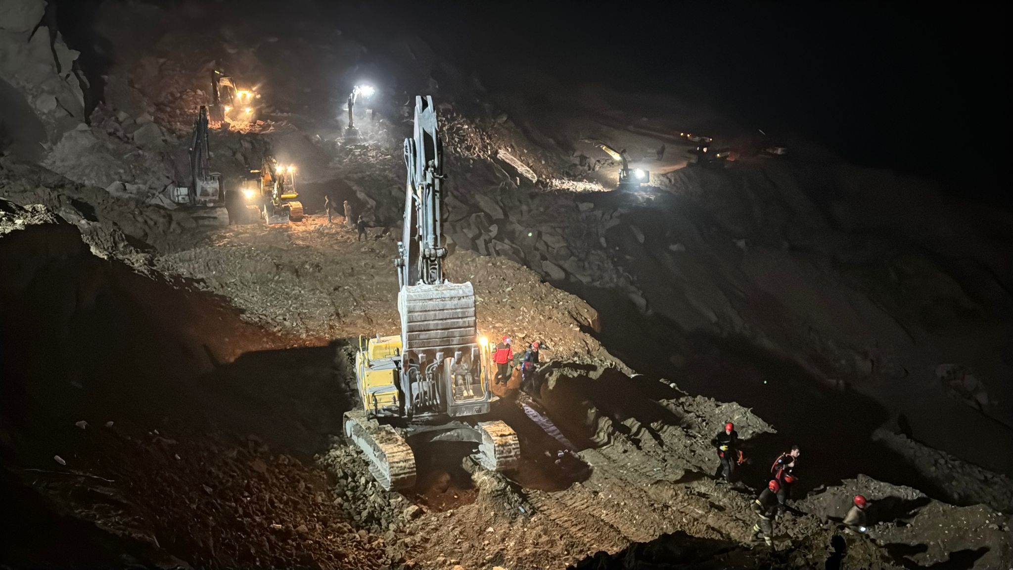 Ordu'da taş ocağındaki göçükten 1 işçinin cansız bedeni çıkarıldı