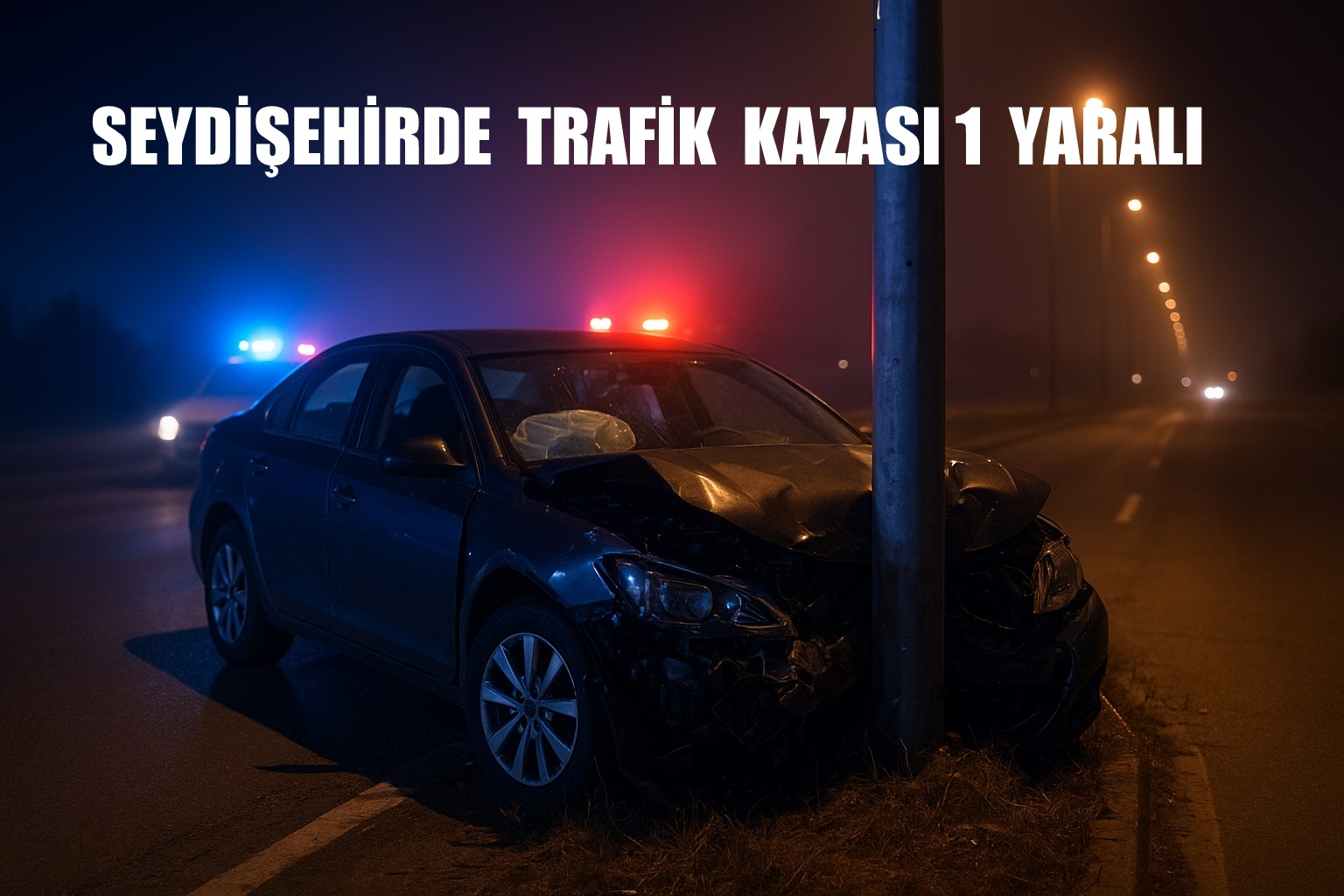 Seydişehir'de Meydana Gelen Trafik Kazasında Bir Sürücü Yaralandı