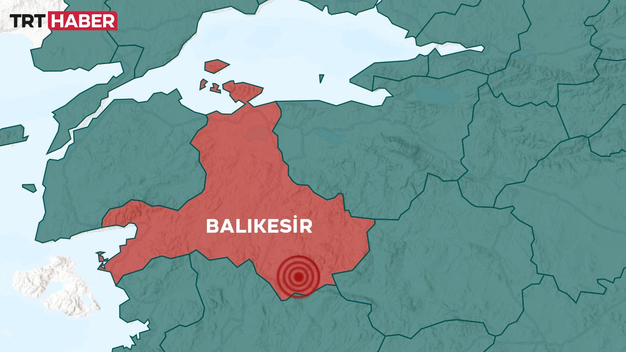 Balıkesir'de 4,7 büyüklüğünde deprem