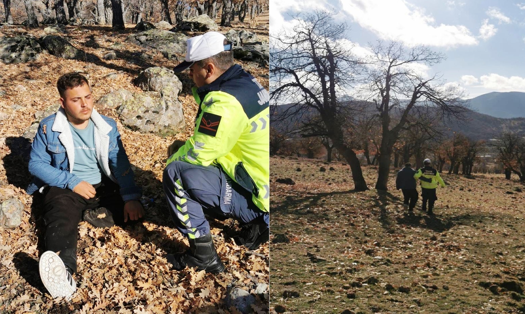 Seydişehir’de dağlık alanda kaybolan kişiyi gece boyu arayan ekipler buldu