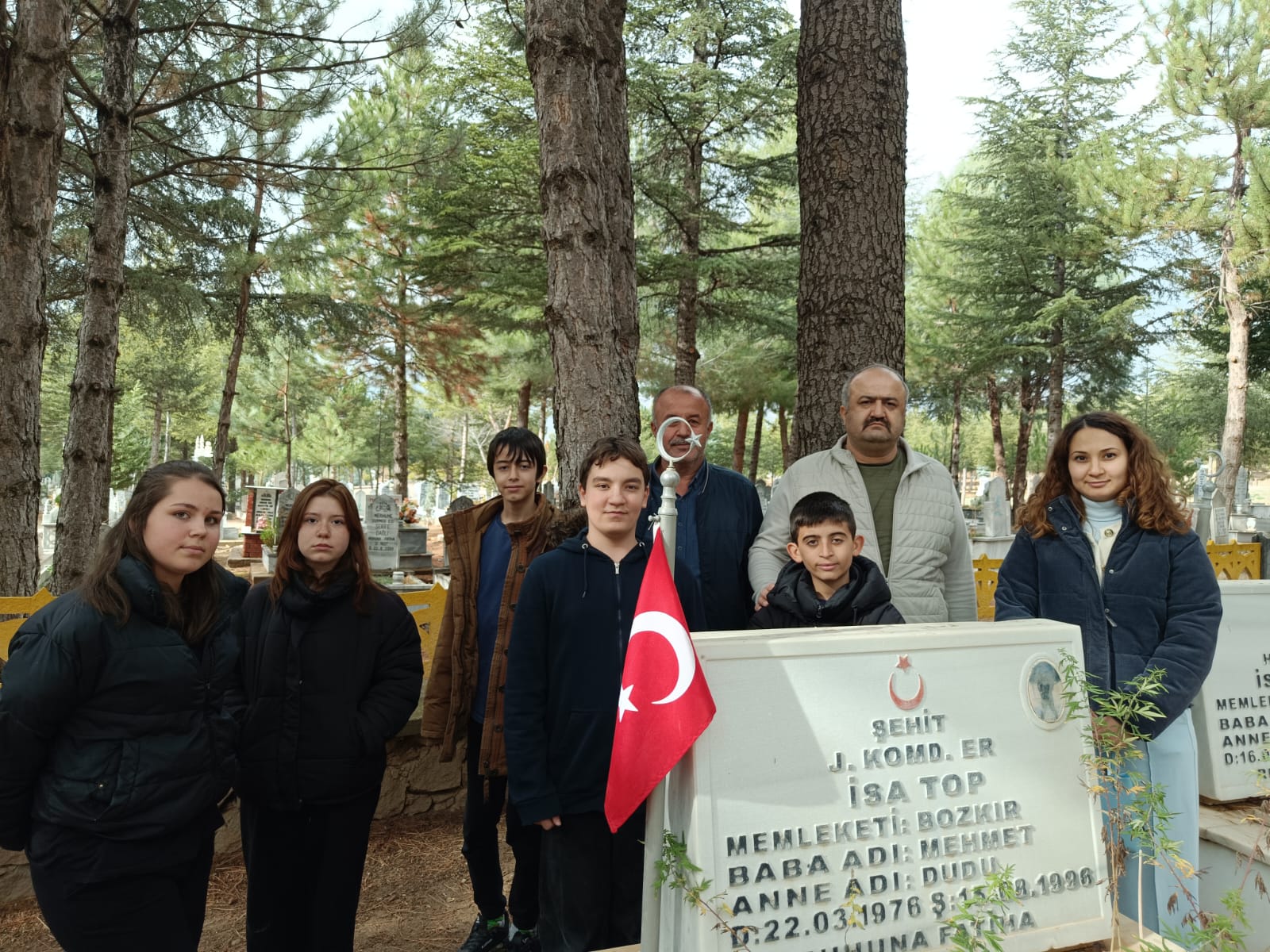 SEYYİD HARUN ORTAOKULU ŞEHİTLERİNİ UNUTMADI