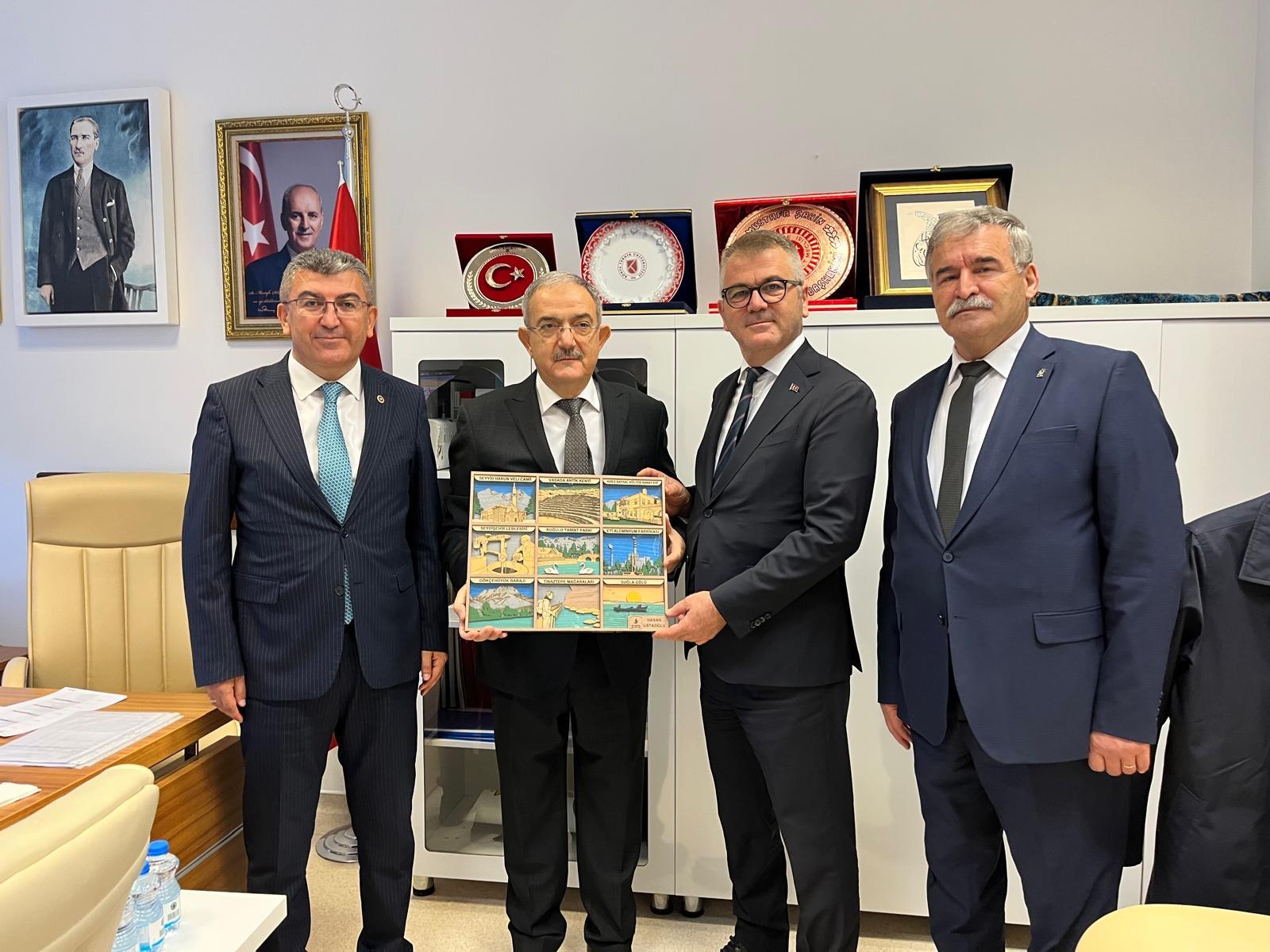 AK PARTİLİ BAŞKANLARDAN ANKARA’YA ÖNEMLİ ZİYARET