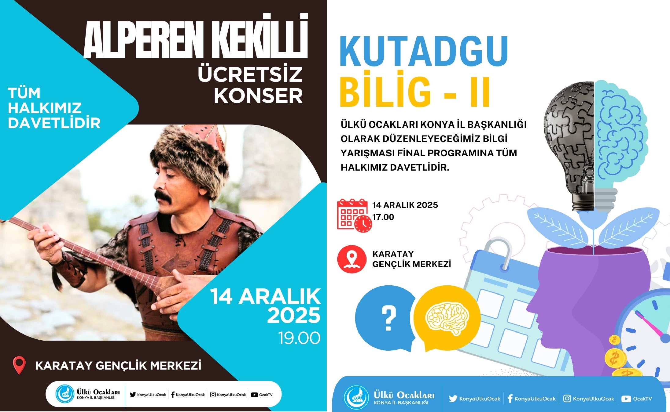 Seydişehir Ülkü Ocakları İlçe Başkanlığı'ndan TÜM HALKIMIZA ÖZEL DAVET!!!