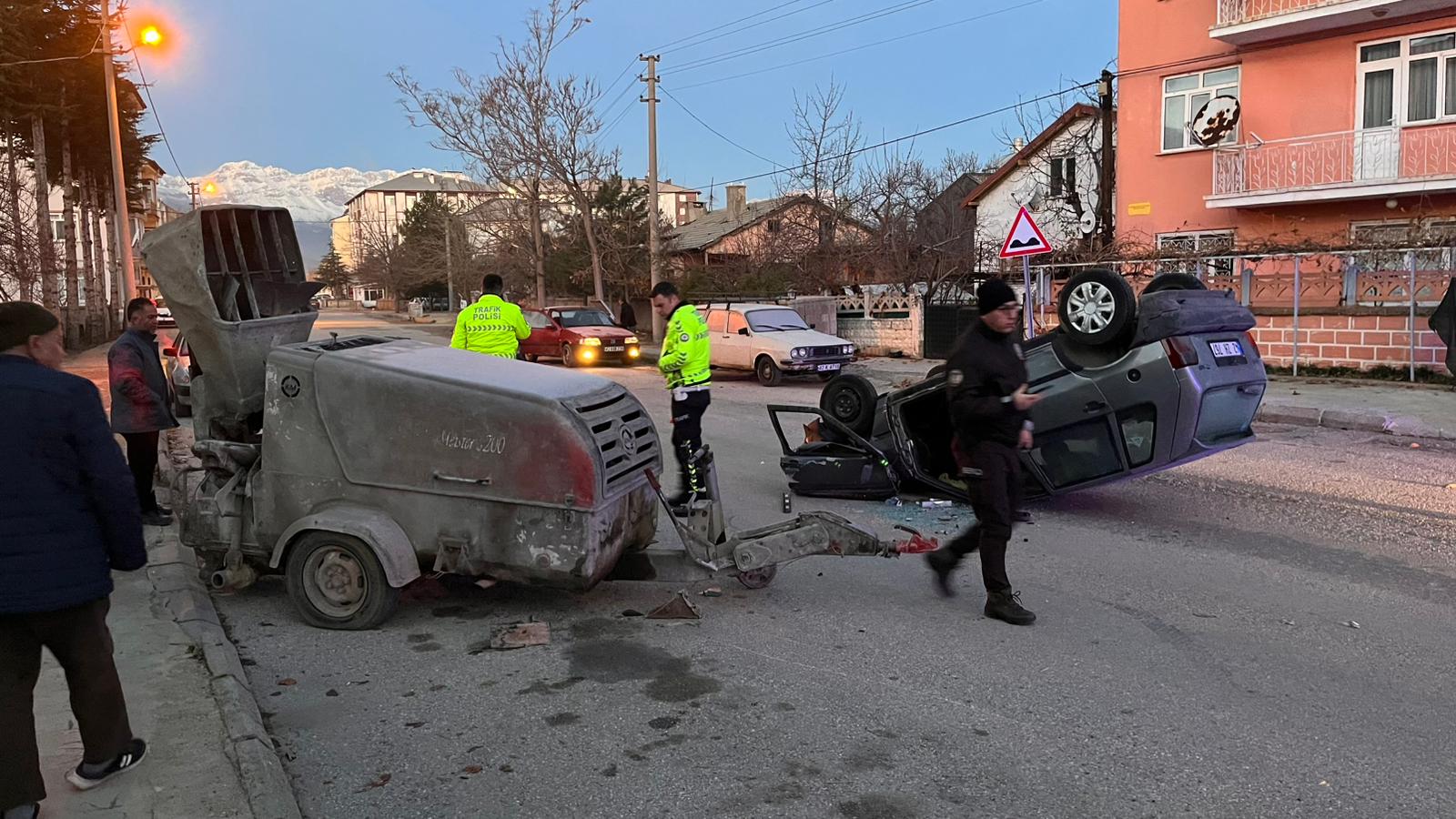Seydişehir'de Meydana Gelen Trafik Kazasında 1 Kişi Yaralandı