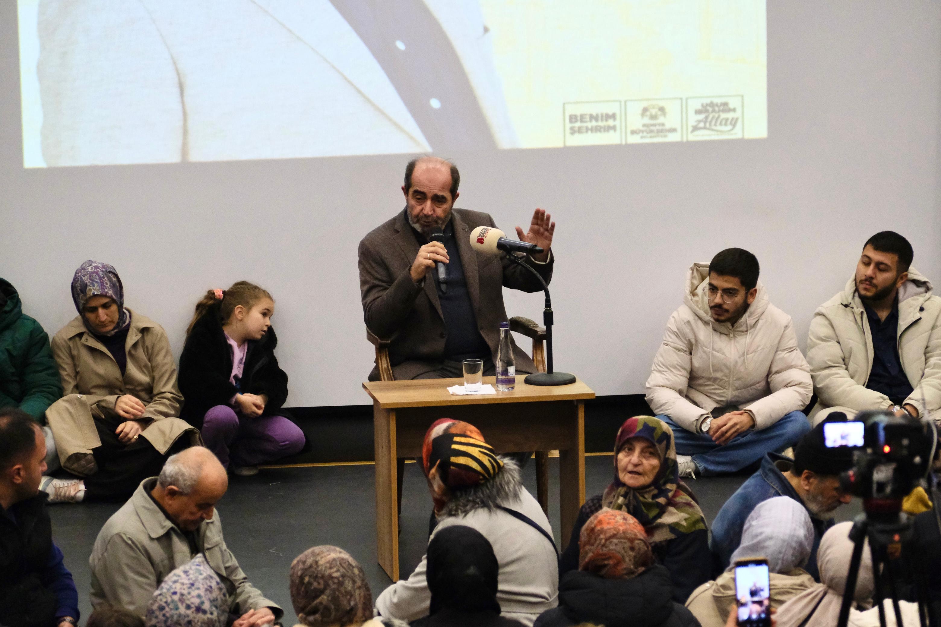 YAZAR ÖMER DEMİRBAĞ SEYDİŞEHİR’DE DİNLEYİCİLERİ İLE BULUŞTU