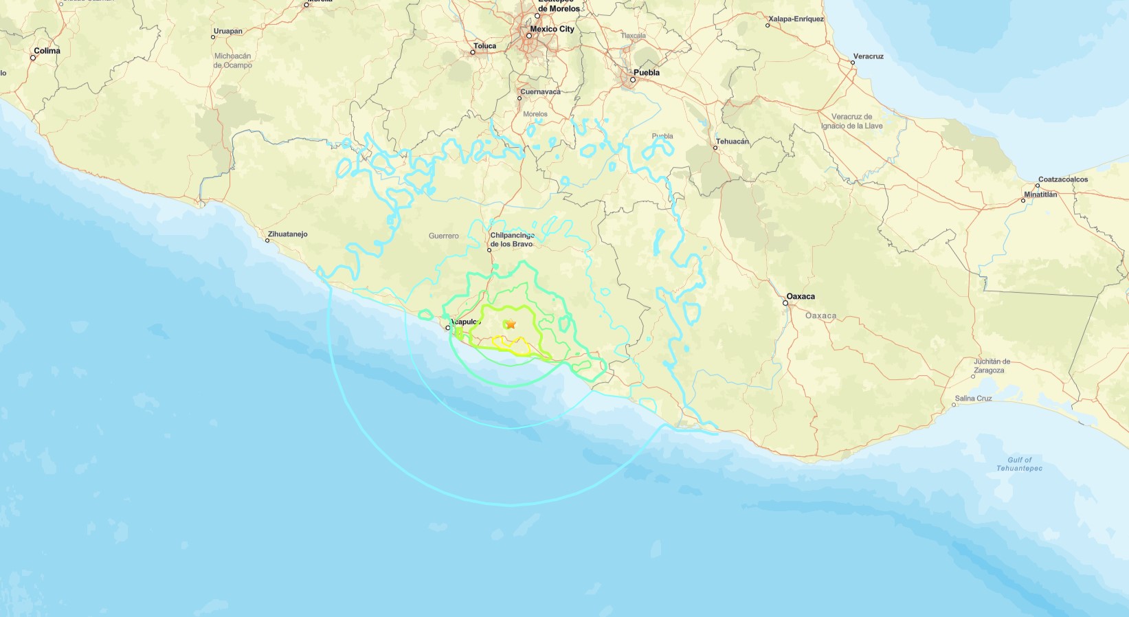 Meksika'da 6.5 büyüklüğünde deprem