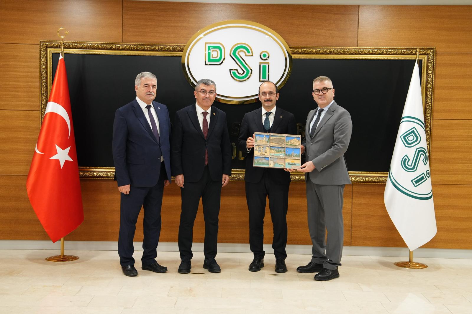 DSİ GENEL MÜDÜRÜ BALTA’YA SEYDİŞEHİR HEYETİNDEN ÖNEMLİ ZİYARET