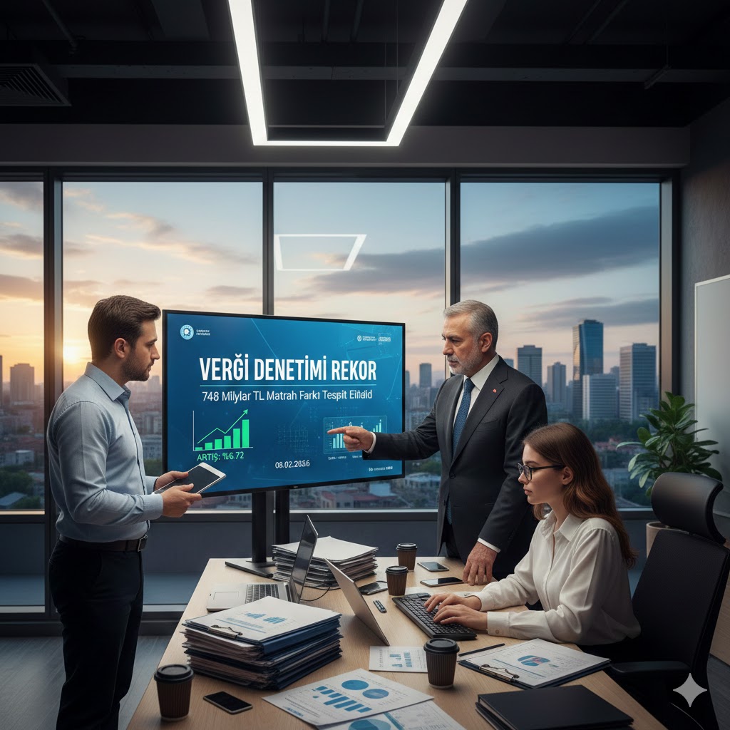 Vergi Denetiminde Tarihi Rekor: 748 Milyar Liralık Matrah Farkı