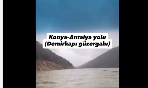  Yeni Konya-Antalya Yolu Selde Kapalı: Açılması 1 Haftayı Bulabilir