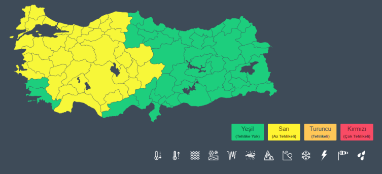  Konya İçin Fırtına Alarmı: Meteoroloji "Sarı Kod" ile Uyardı!