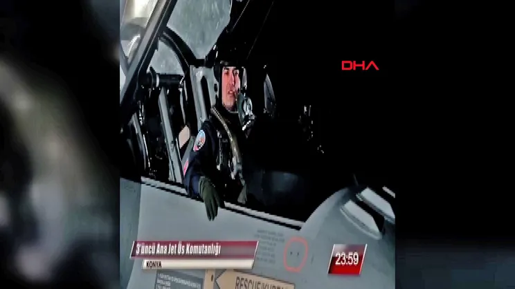 Balıkesir'de, kaza kırıma uğrayan F-16'da şehit olan Binbaşı Bolat'tan geriye bu görüntüler kaldı
