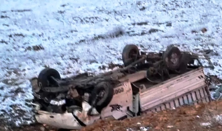 Konya'nın Beyşehir İlçesinde Kamyonet Şarampole Devrildi: 4 Yaralı