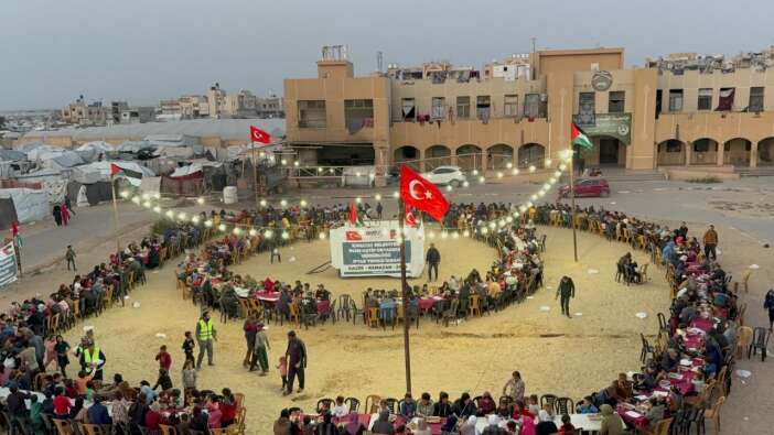 Konya Ribat, Gazze’de 50 bin kişilik iftar verdi