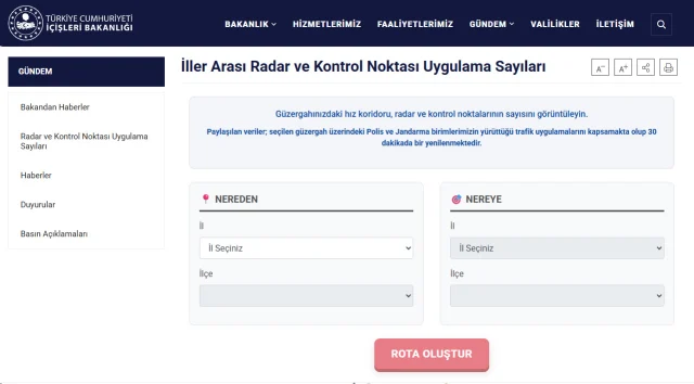 Trafikte Yeni Dönem: Radar Konumları Artık Şeffaf!