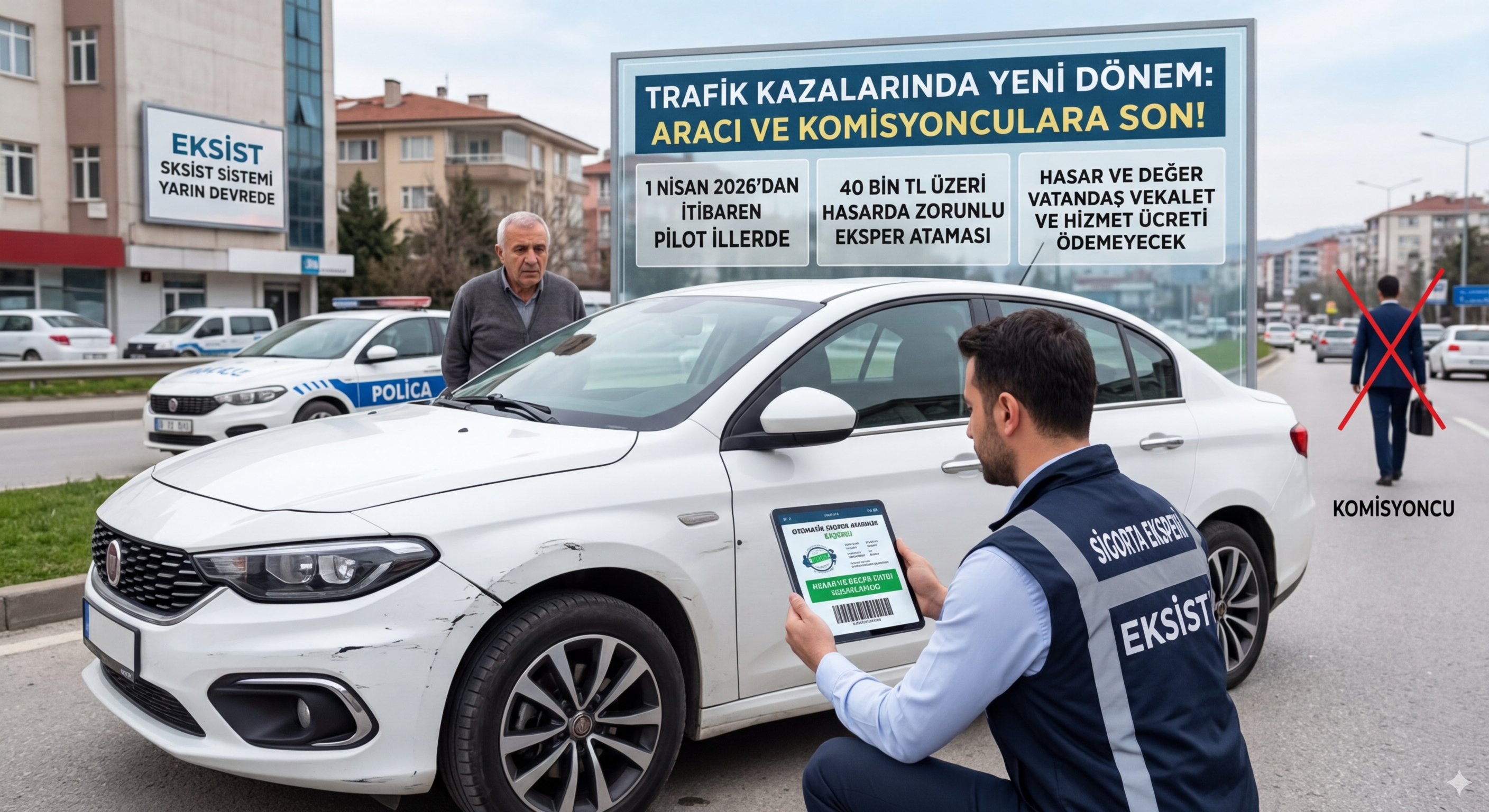 Trafik Kazalarında "Eksper" Dönemi: Aracıya Son, Hızlı Ödemeye Merhaba!